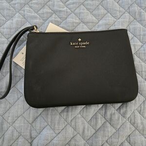 Kate Spade Black Wristlet Clutch